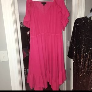 Lane bryant hot pink dress 18p